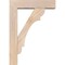 Ekena Millwork Olympic Block Smooth Bracket w/ Offset Brace, Douglas Fir, 5 1/2"W x 20"D x 28"H BKT0604X20X28OLY05SDF - alternate 2